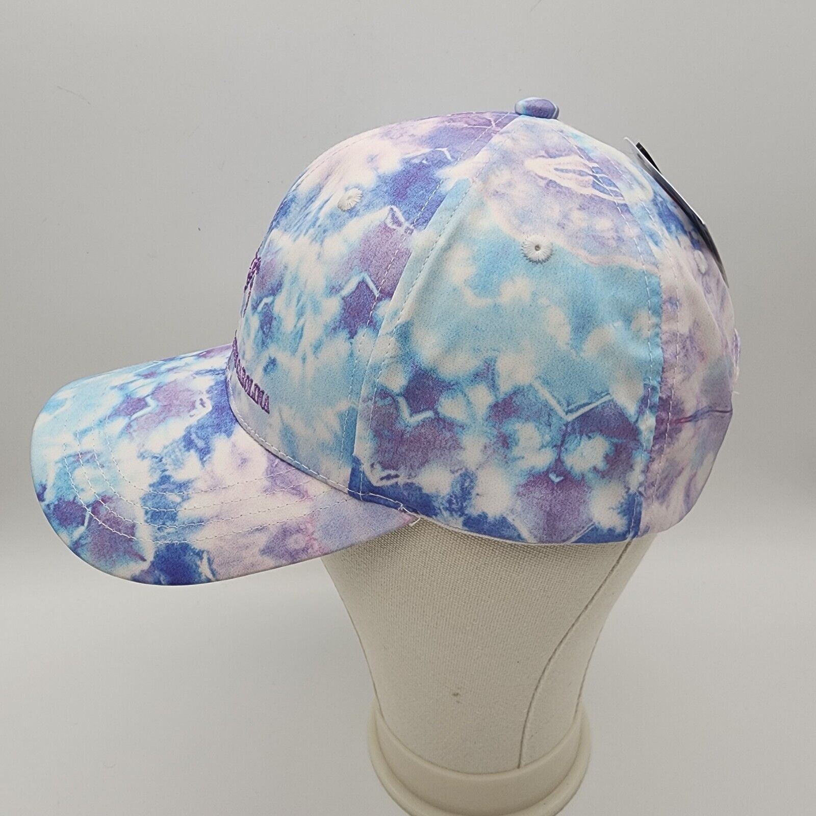 Topsail Island Womens Cap Hat Embroidered Sea Turtle Lavender Tie Dye Adjustable — image 2 of 8